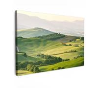 MuchoWow© Canvas Wall Art 24"x16" / 60x40 cm Home Decor Paintings for Living Room Decorations Gifts Hallway Nature - Tuscany - Green - Landscape