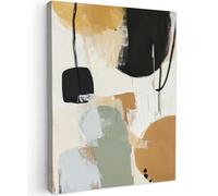 MuchoWow© Canvas Wall Art 24"x31" / 60x80 cm Decor Paintings Prints framed on Canvas Decorations Wallart Paint - Abstract - Colours