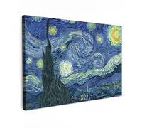 MuchoWow© Canvas Wall Art 47"x31" / 120x80 cm Decor Hanging Pictures for Living Room Canvus Artwork Deco Walls Starry night - Painting - Old masters - Vincent van Gogh