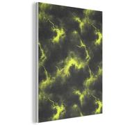 MuchoWow© Decorative Wall Panels Acoustic 50x70 cm Noise And Sound Absorbing Soundproofing Proofing Panel Room Treatment Soundproof Felt Boards Yellow - Storm - Clouds