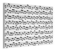 MuchoWow© Decorative Wall Panels Acoustic 60x40 cm Noise And Sound Absorbing Soundproofing Proofing Panel Room Treatment Soundproof Felt Boards Patterns - Music notes