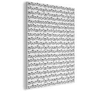 MuchoWow© Decorative Wall Panels Acoustic 60x80 cm Noise And Sound Absorbing Soundproofing Proofing Panel Room Treatment Soundproof Felt Boards Patterns - Music notes