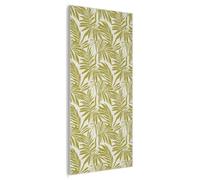 MuchoWow© Decorative Wall Panels Acoustic 80x160 cm Noise And Sound Absorbing Soundproofing Proofing Panel Room Treatment Soundproof Felt Boards Palm leaf - Pattern - Green