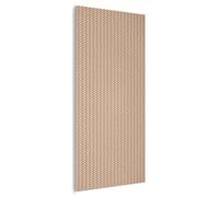 MuchoWow© Decorative Wall Panels Acoustic 80x160 cm Noise And Sound Absorbing Soundproofing Proofing Panel Room Treatment Soundproof Felt Boards Plaid - Pattern - Leaf shape - Brown