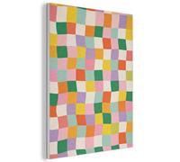 MuchoWow© Decorative Wall Panels Acoustic Noise And Sound Absorbing | 50x70 cm - Soundproofing Proofing Panel Room Treatment Soundproof Felt Boards Squares - Colorful - Wavy