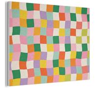 MuchoWow© Decorative Wall Panels Acoustic Noise And Sound Absorbing | 70x50 cm - Soundproofing Proofing Panel Room Treatment Soundproof Felt Boards Squares - Colorful - Wavy