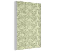 MuchoWow© Felt Boards For Walls 40x60 cm Acoustic Room Treatment Wall Panels Sound Decorative Panel Accessories Soundproof Noise Absorbing Palm forest - Tropical - Green