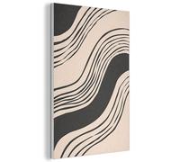 MuchoWow© Felt Boards For Walls 60x90 cm Acoustic Room Treatment Wall Panels Sound Decorative Panel Accessories Soundproof Noise Absorbing Waves - Black - Sand color