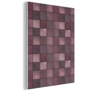 MuchoWow© Sound Proofing Panels 50x70 cm Acoustic Wall Decorative Sounds Proof Panel House Decor Decoration Soundproof Felt Boards Noise Absorbing Square - Tile - Pattern - Purple