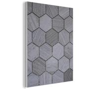 MuchoWow© Sound Proofing Panels 70x100 cm Acoustic Wall Decorative Sounds Proof Panel House Decor Decoration Soundproof Felt Boards Noise Absorbing Tile - Gray - Shapes