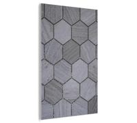 MuchoWow© Sound Proofing Panels 80x120 cm Acoustic Wall Decorative Sounds Proof Panel House Decor Decoration Soundproof Felt Boards Noise Absorbing Tile - Gray - Shapes
