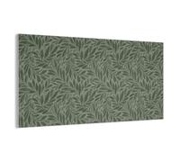 MuchoWow© Soundproofing Panels 120x60 cm Acoustic Panel Sound Proof Decorative Wall Treatment Felt Boards For Walls Soundproof Noise Absorbing Leaves - Organic - Green