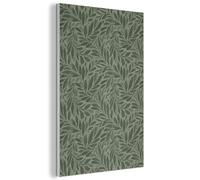 MuchoWow© Soundproofing Panels Acoustic Panel Sound Proof Decorative Wall | 60x90 cm - Treatment Felt Boards For Walls Soundproof Noise Absorbing Leaves - Organic - Green