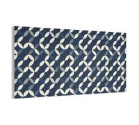 MuchoWow© Wall Sound Proofing Panels 160x80 cm Acoustic Room Treatment Soundproof Panel Soundproofing Noise Cancelling Felt Boards Abstract - Pattern - Blue