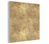 MuchoWow© Wall Sound Proofing Panels 80x80 cm Acoustic Room Treatment Soundproof Panel Soundproofing Noise Cancelling Felt Boards Industrial - Texture - Gold