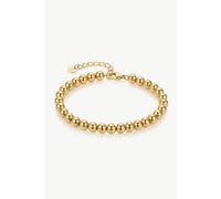 MUCHV Women's 18k Gold Thick Beaded Bracelet With Sphere Chain - 5mm MUCHV Gold One Size