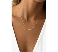 MUCHV Women's Gold Mama Script Necklace | Size: 18 inches MUCHV Gold 18 inches