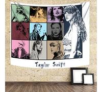 Mucispos Taylor Tapestry Swift Wall Hanging Taylor Fans Tapestry Banner Decor for Room Bedroom Wall Art College Dorm Decor 150x120cm