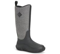 Muck Boots Women's Hale Pull On Waterproof Wellington Boot, Black Herringbone, 7