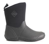 Muck Boot Muckster II Mid Rubber Synthetic Women's Wellingtons Boots - Black Charcoal Print - Size:UK 4