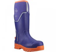 Muck Boots 41314 Grit S5 Men's Safety Wellington Blue/Orange UK8 UK8 - EU42 - US9