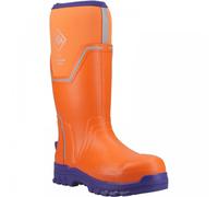 Muck Boots 41314 Grit S5 Men's Safety Wellington Orange/Blue UK12 UK12 - EU46 - US13