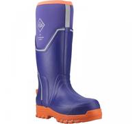 Muck Boots 41315 Grit S5 Women's Safety Wellington Blue/Orange UK UK4 - EU37 - US5