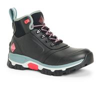 Muck Boots Apex Lace Up Black Rubber Neoprene Female Textile Wellingtons