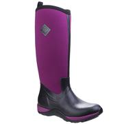 Muck Boots Women's Arctic Adventure Fleece Lined Waterproof Pull on Boot, Maroon, 6