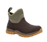 Muck Boots Women's Arctic Sport II Fleece Lined Waterproof Pull on Ankle Boot, Black, 3