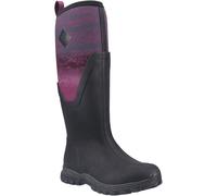 Muck Boots Arctic Sport II Tall Rubber Women's Black/Magenta Fade Winter Knee High Boots - UK 8 / EU 41 / US 10