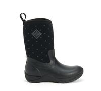 Muck Boots Arctic Weekend Pull On Wellington Boot Black Quilt