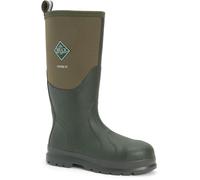 Muck Boots Chore Classic Hi Steel Cap Synthetic Moss Wellington Boots UK 5