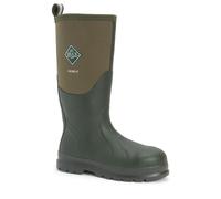 Muck Boots Unisex Chore Classic Hi Steel Cap Safety Waterproof Wellington, Moss, 11