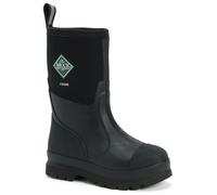 Muck Boots Chore Classic Mid Patterned Unisex Wellington Boots in Black - UK 6 / EU 39/40 / US 7