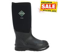 Muck Boots Chore Unisex Mens Womens Classic Hi Patterned Wellington Boots Black
