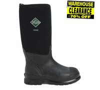 MUCK BOOTS Chore Classic Hi Patterned Unisex - Black Neoprene - Size UK 4