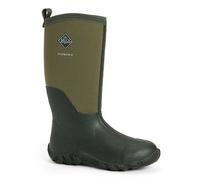 Muck Boots Unisex Edgewater II Pull On Waterproof Wellington Boot, Dark Green, 12