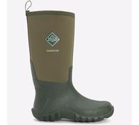Muck Boots Edgewater Unisex Mens Womens Hi Patterned Wellington Boot Green