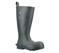 Muck Boots Men's Mudder Tall Safety Waterproof Safety Wellingtons, Moss, 13