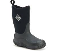 Muck Boots Hale Black Rubber/Neoprene Unisex Childrens Wellingtons