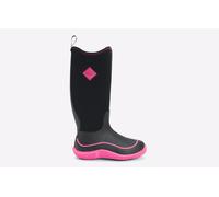 Muck Boots Hale Pull On Wellington Boot Black/pink