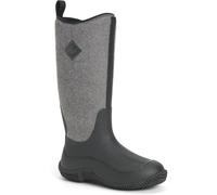 Muck Boots Hale Rubber Black W/ Fuzzy Herringbone Wellington Boots New