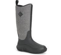 Muck Boots Women's Hale Pull On Waterproof Wellington Boot, Black Herringbone, 3