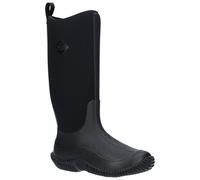 Muck Boots Hale Solid Womens Synthetic Pull-On Waterproof Black Wellington Boots