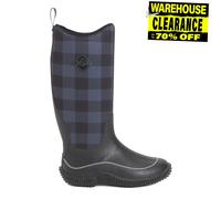 Muck Boots Hale Wellington Tartan Design FlexFoam Rainboots Womens
