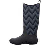 Muck Boots Hale Wellingtons Black W/Fuzzy Herringbone