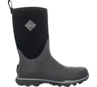 Muck Boots Men’s Arctic Excursion Mid Wellington Boots, Black, Black (Black / Castlerock), 12/12.5 D(M) US