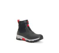 Muck Boot Apex Mid Zip Rubber Synthetic Men's Ankle Boots - Black Grey Red - Size:UK 13