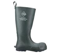 Muck Boots Men's Mudder Tall Safety Waterproof Safety Wellingtons, Moss, 10